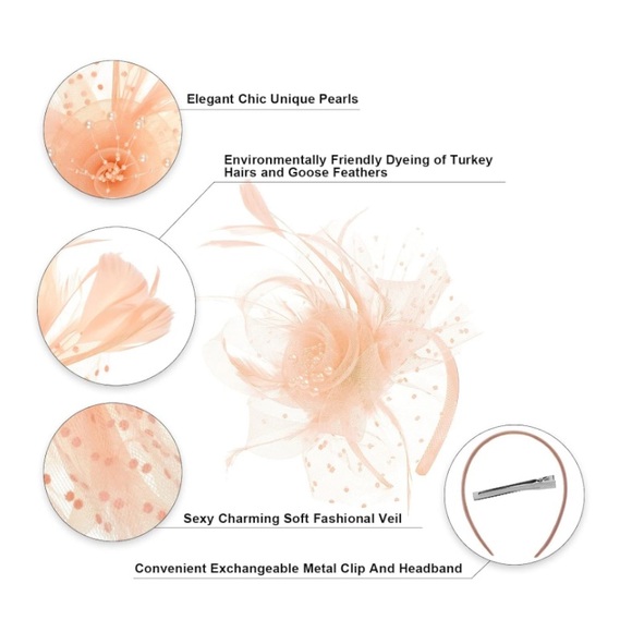 Fascinators Hat , Kentucky Derby Hat - Picture 6 of 7